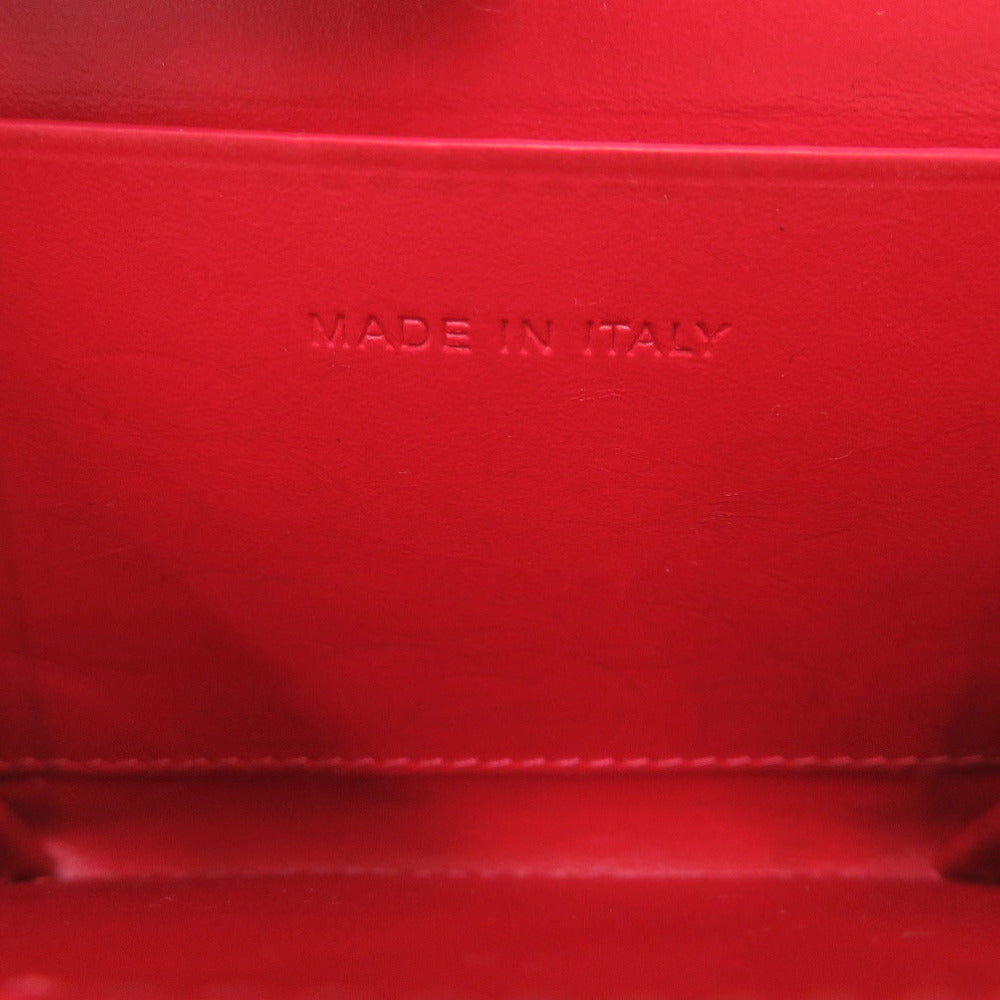 Christian Louboutin Coin Case Leather Black Studs Women