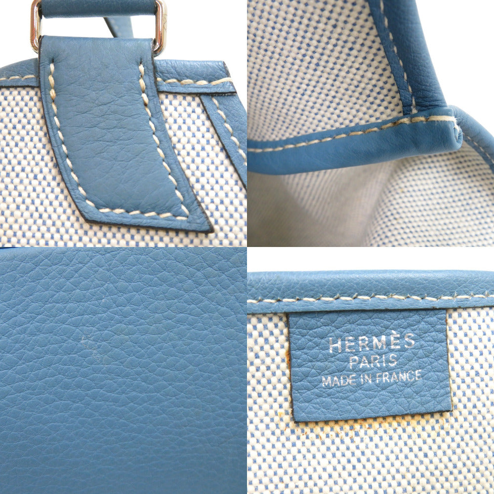 Hermes Tote Bag Tower Ash Blue Gene Jardinie Women
