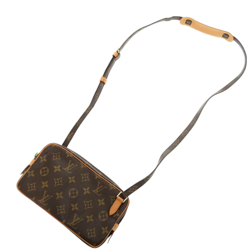 Louis Vuitton Shoulder Bag M51828 Monogram Canvas Brown Monogram Marley Bandouliere Women