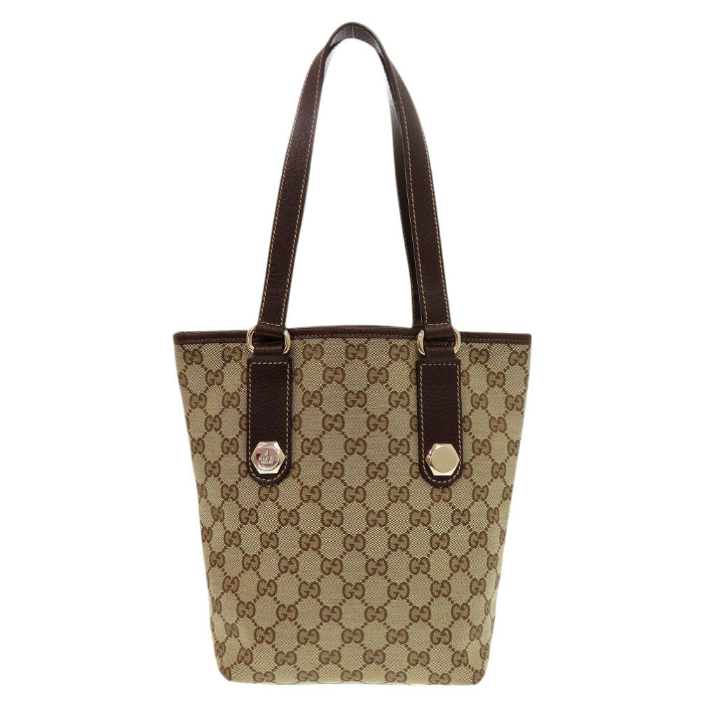 Gucci Tote Bag 153361 Gg Canvas Brown Women