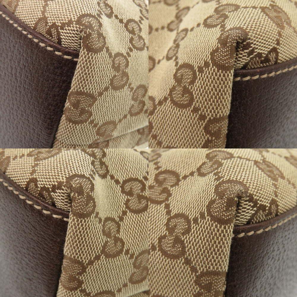 Gucci Tote Bag 153361 Gg Canvas Brown Women