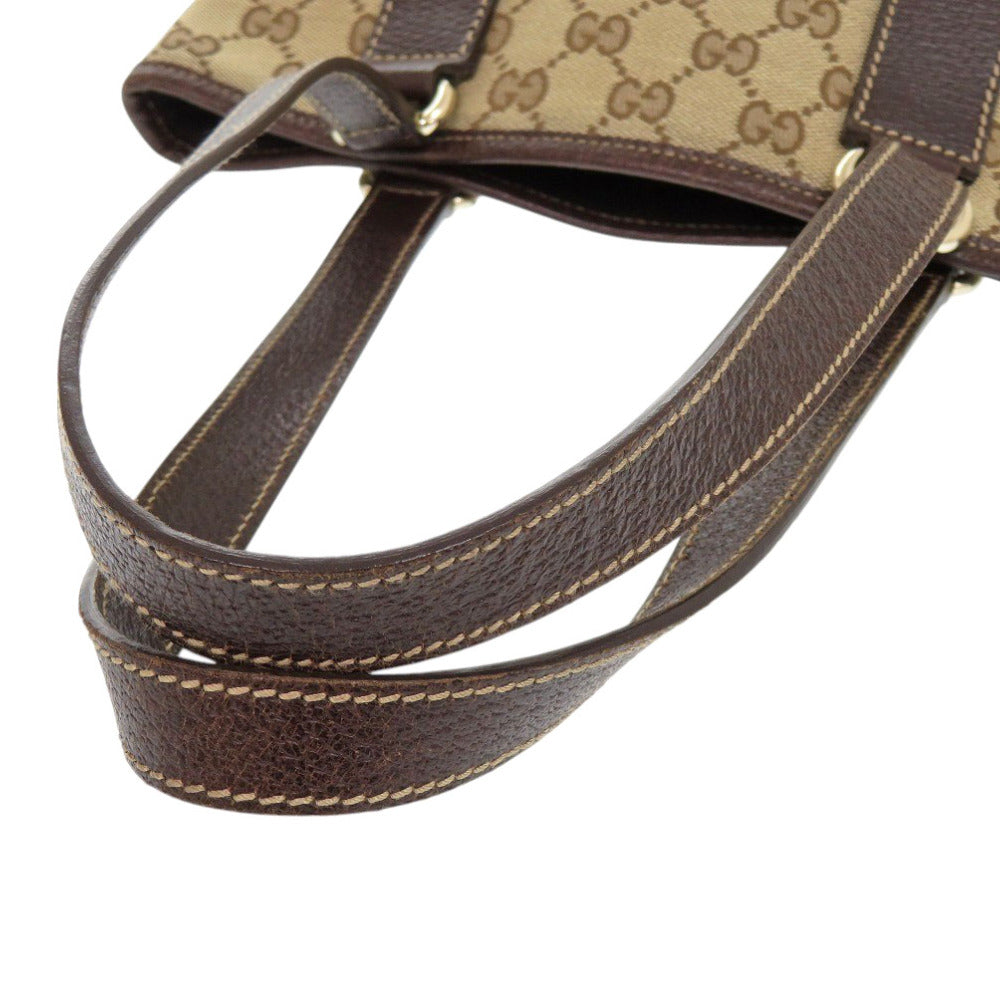Gucci Tote Bag 153361 Gg Canvas Brown Women