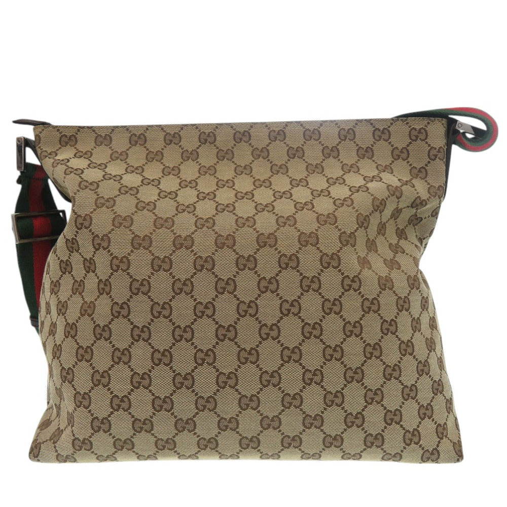Gucci Shoulder Bag 189751 Gg Canvas Beige Shoulder Bag Sherry Line Women