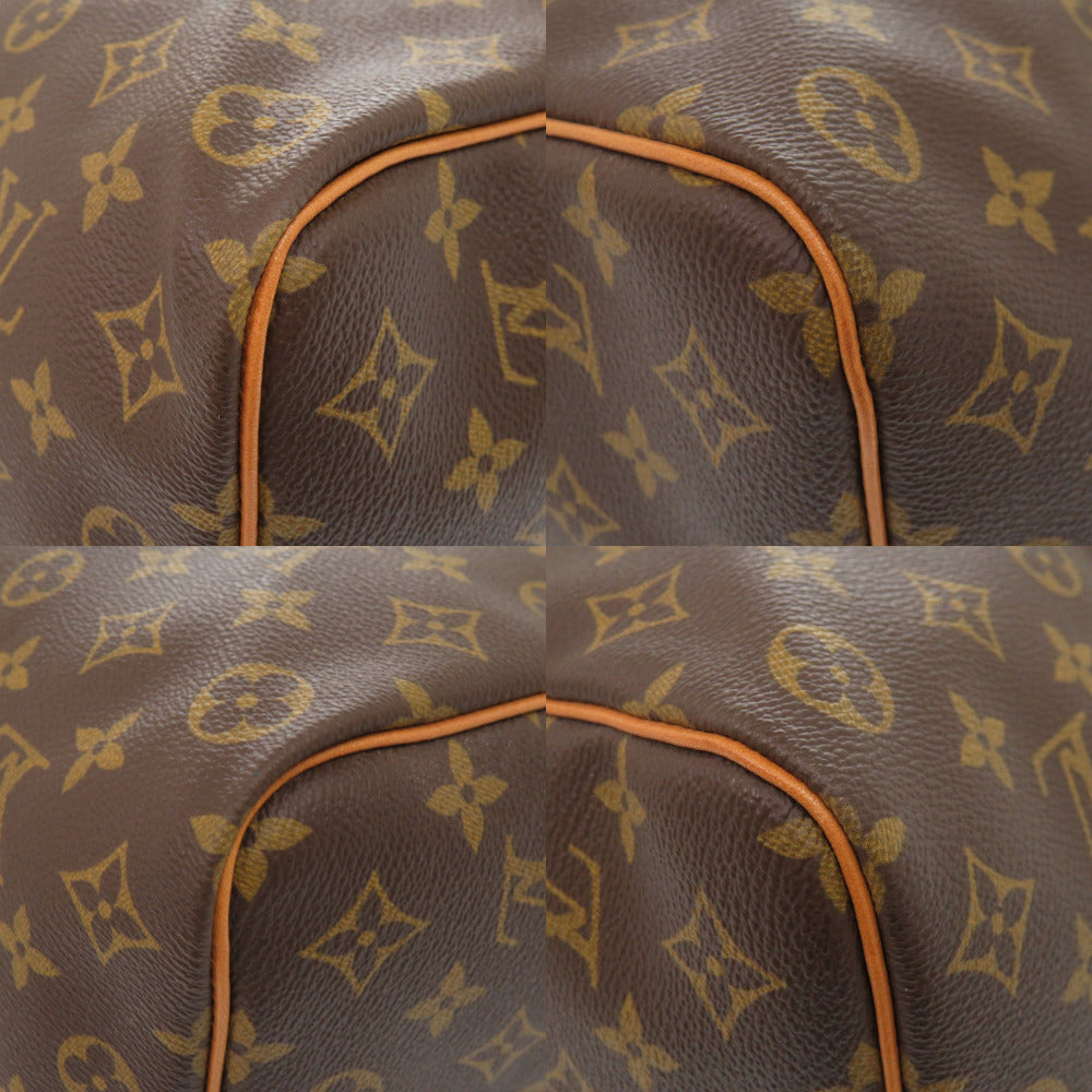 Louis Vuitton Boston Duffel Bag M41416 Monogram Canvas Brown Monogram Keepall Bandouliere50