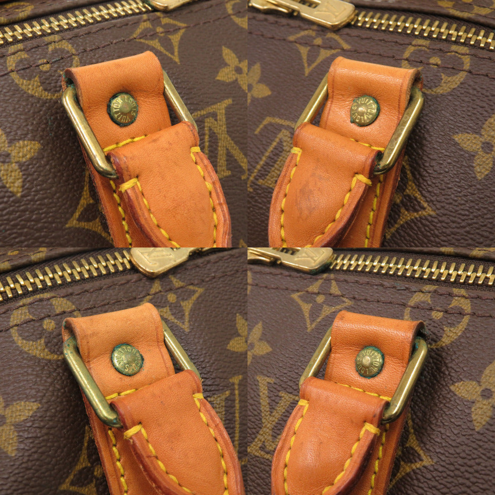 Louis Vuitton Boston Duffel Bag M41416 Monogram Canvas Brown Monogram Keepall Bandouliere50
