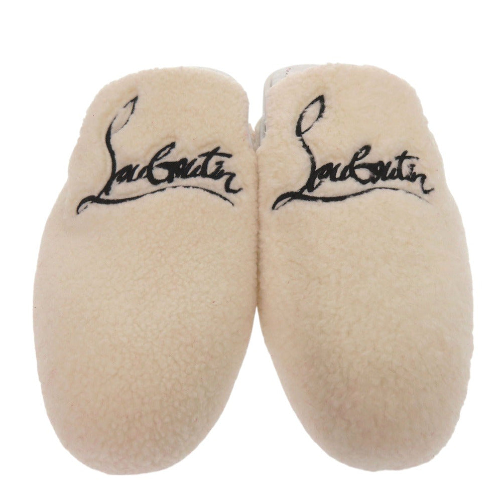 Christian Louboutin Other Shoes Mouton White Room Shoes, Crocodile Embossed Coolito Donna Flat Mens