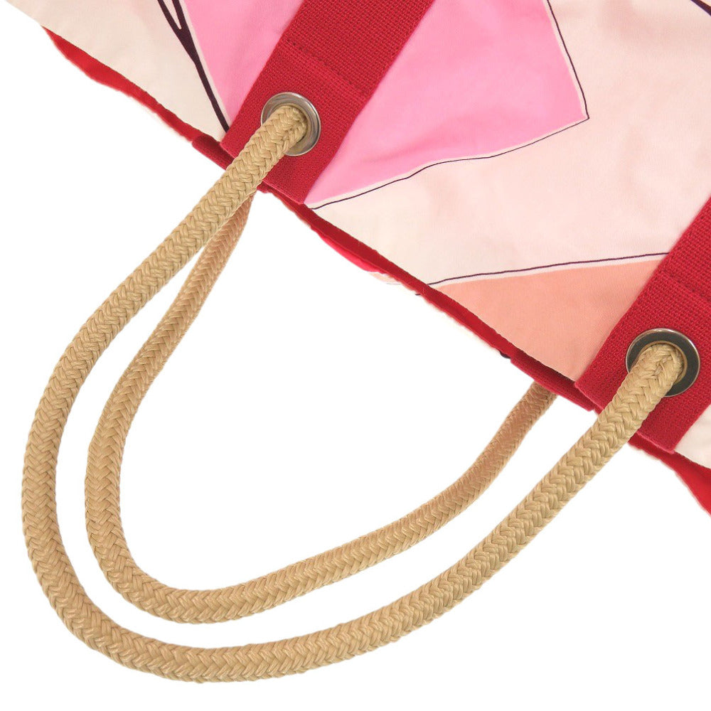 Hermes Tote Bag Cotton Multicolor