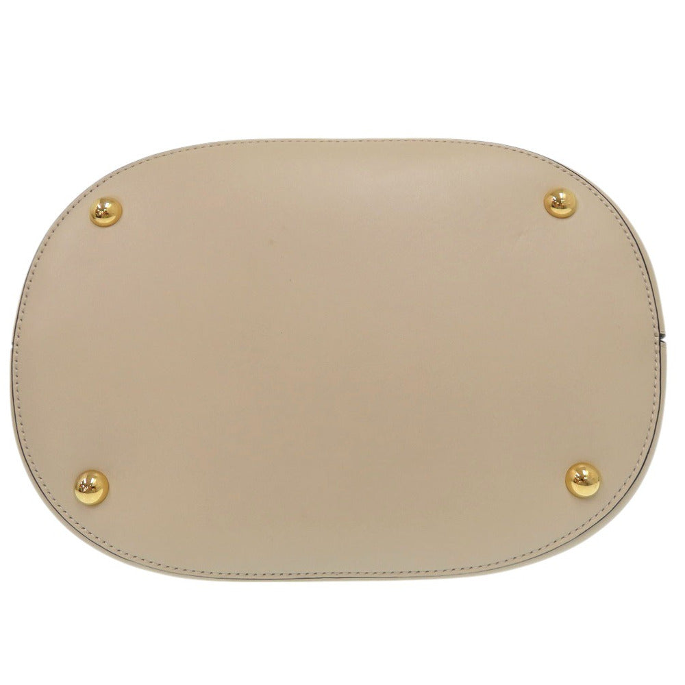 Marni Handbag Scmp001801 Leather Beige 2Way Shoulder Bag Panniers Women