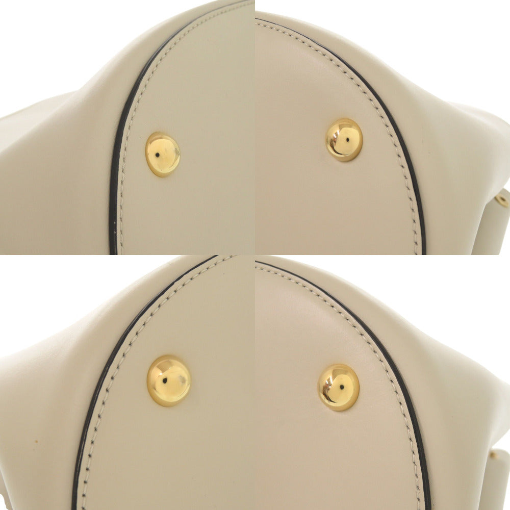 Marni Handbag Scmp001801 Leather Beige 2Way Shoulder Bag Panniers Women