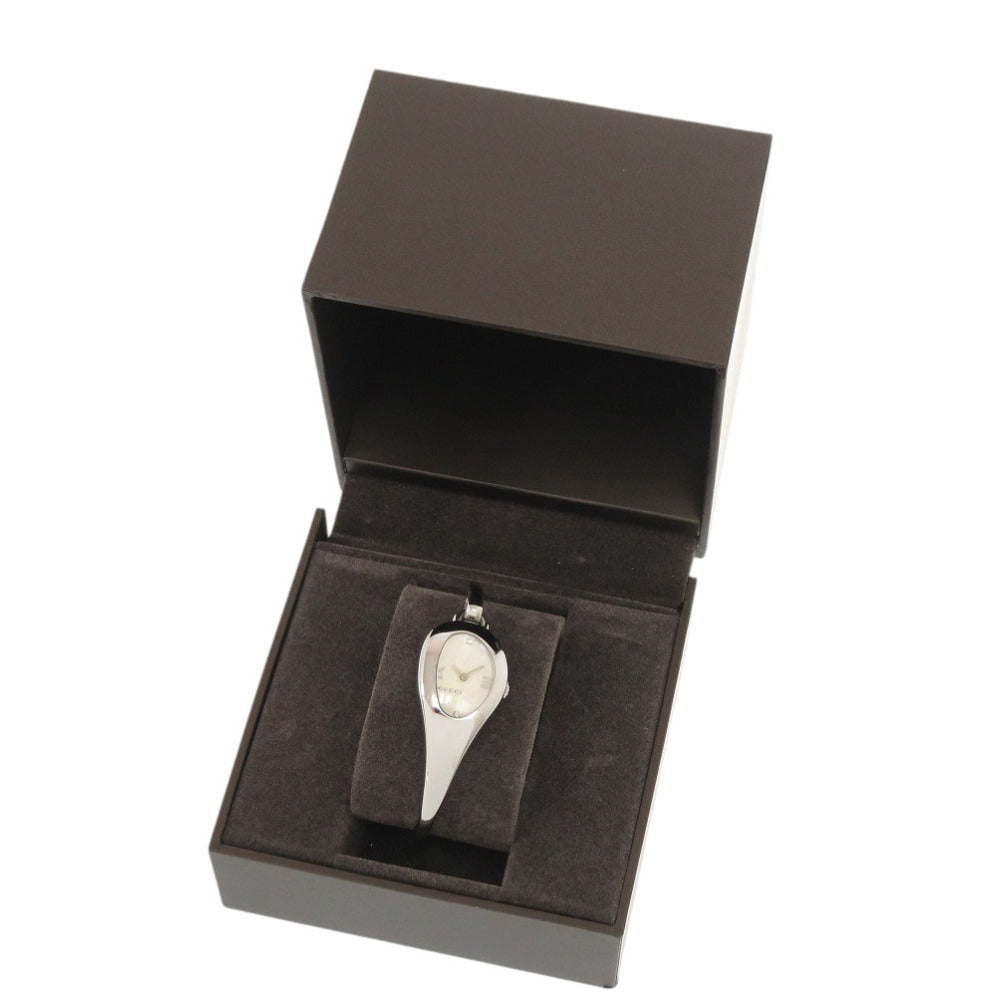 Gucci Watches Quartz 103 Stainless Steel White Shell Horsebit 2P Diamond White Dial