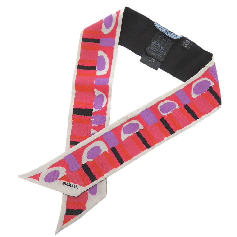 Prada Scarf 1Ff008 Silk Multicolor