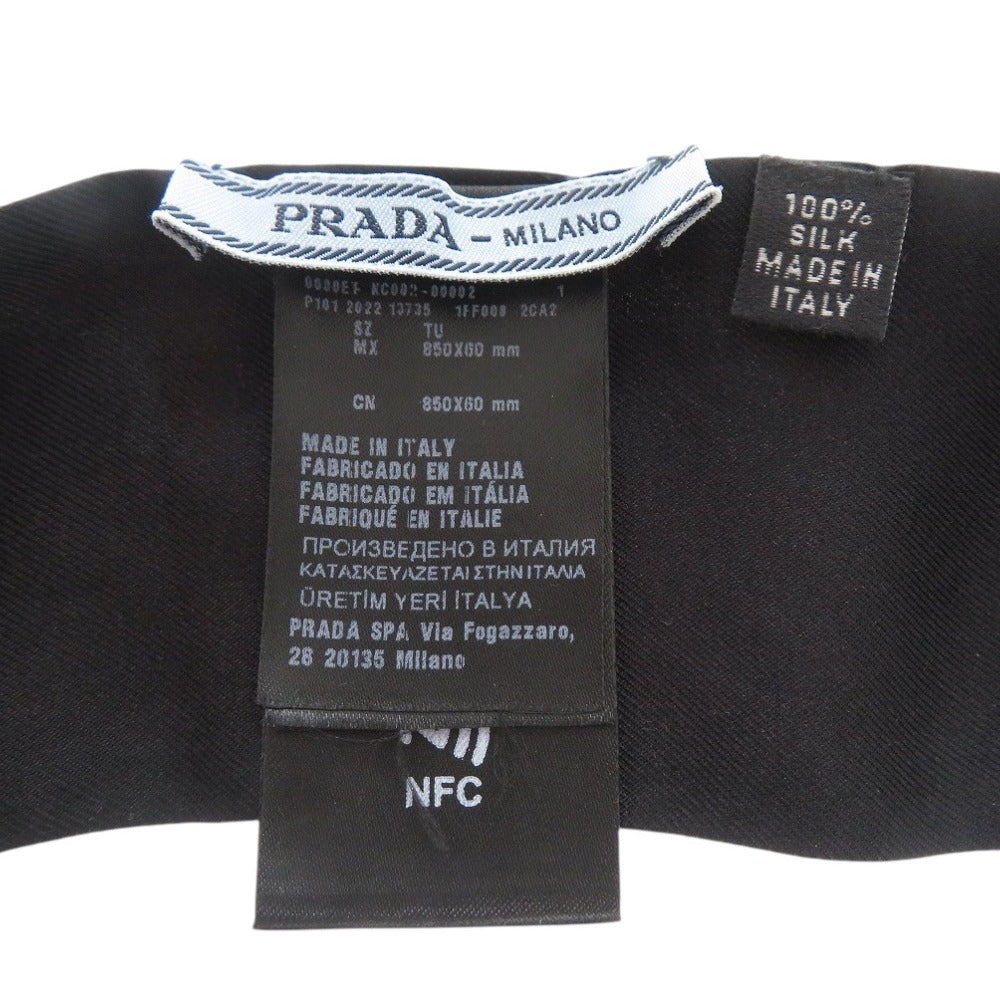 Prada Scarf 1Ff008 Silk Multicolor