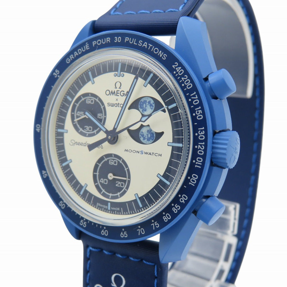 Omega Watches So33N700 Nylon Blue Mission To The Super Blue Moon Phase