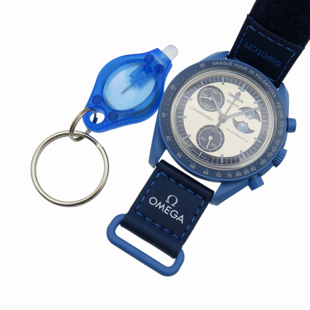 Omega Watches So33N700 Nylon Blue Mission To The Super Blue Moon Phase