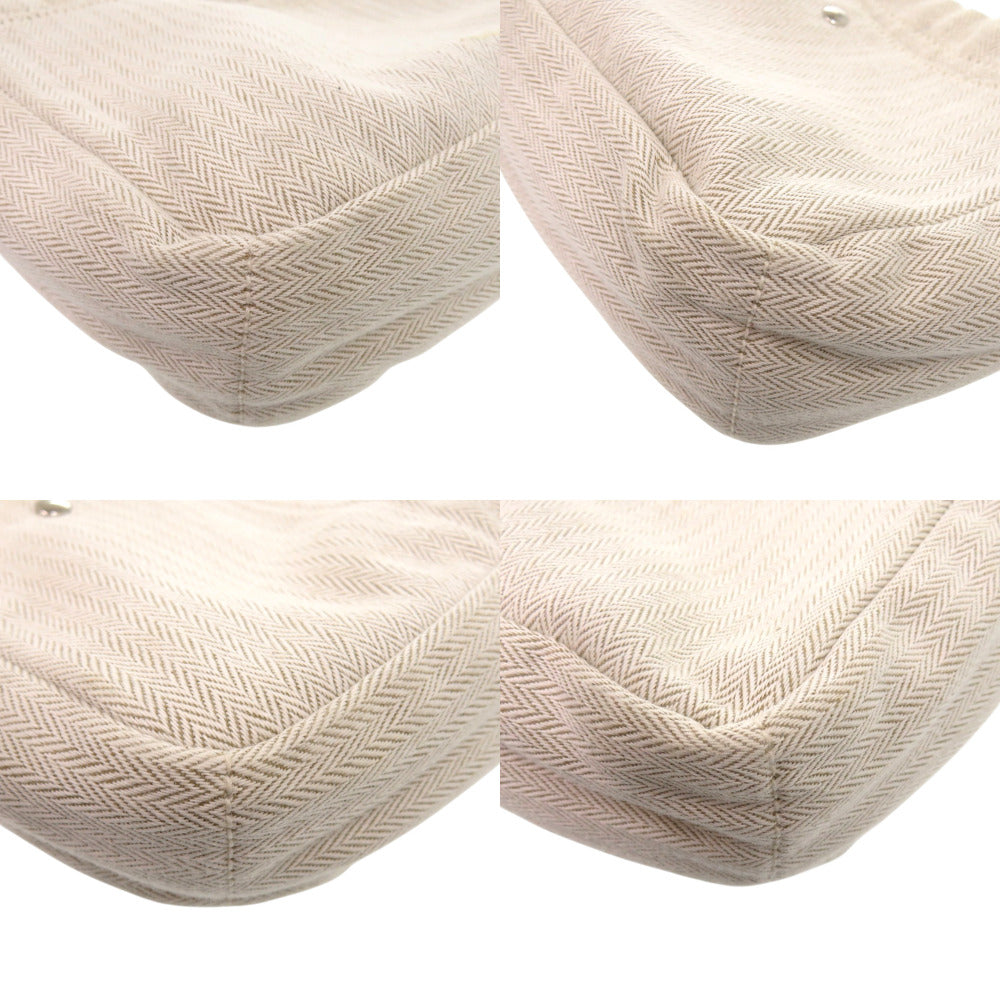 Hermes Pouch Toile Chevron, Barenia Natural Foolby 20