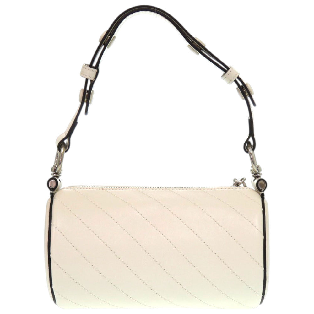 Gucci Shoulder Bag 760170 Leather White Blondy