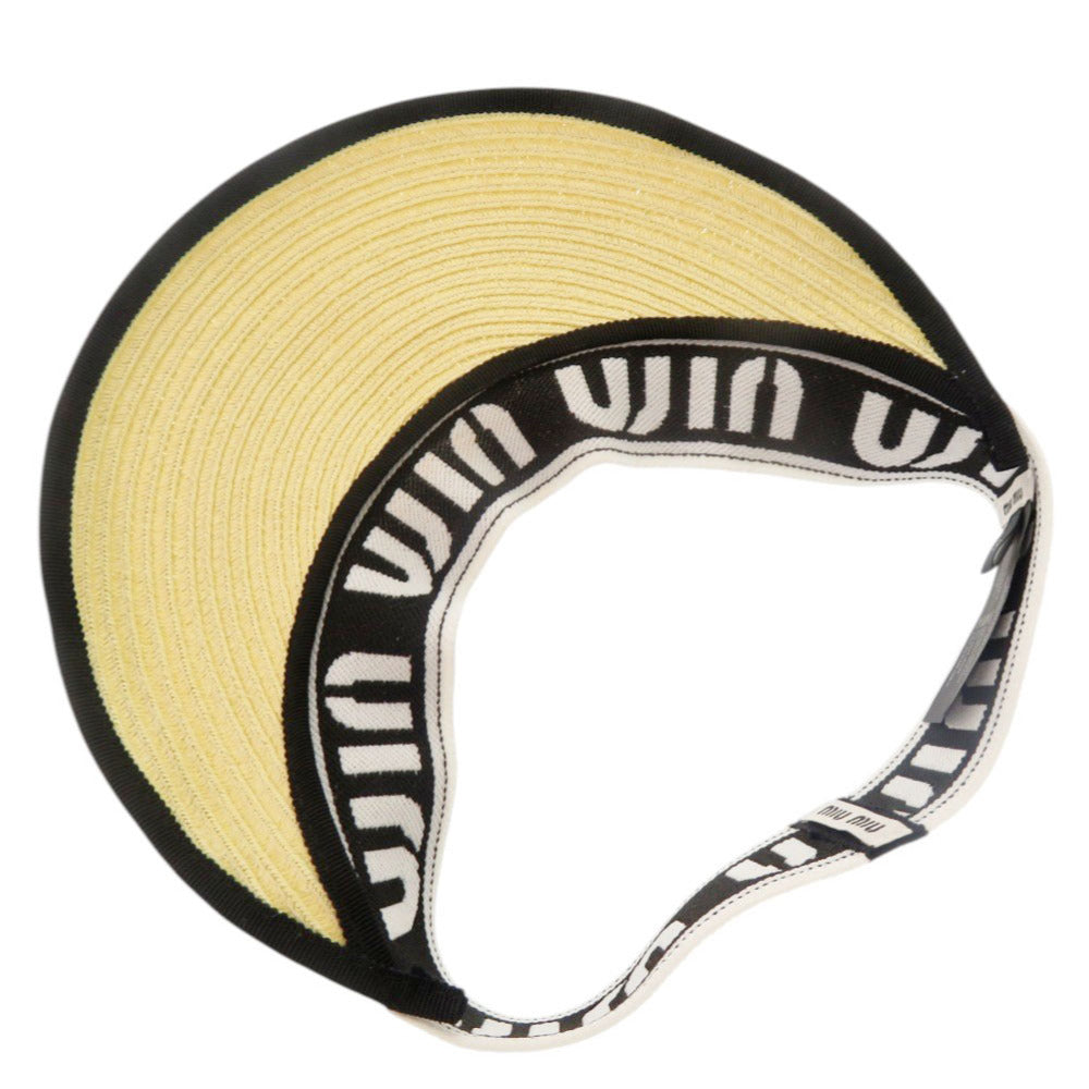 Miumiu Other Hats Straw, Polyester Beige S