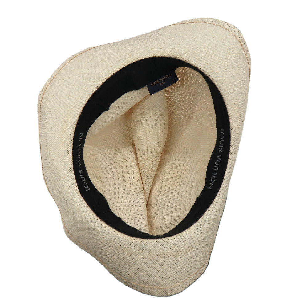 Louis Vuitton Other Hats M75881 Paper, Calfskin Beige Chapeau Summer Time