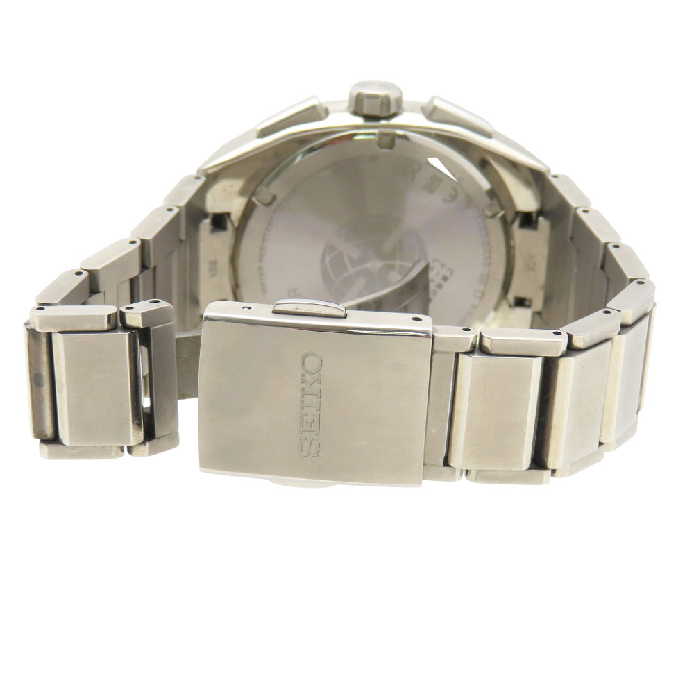 Seiko Watches Solar Powered Radio Watch Sbxd013 / 3X62-0Aa0 Titanium Navy Astron Nexter Navy Dial