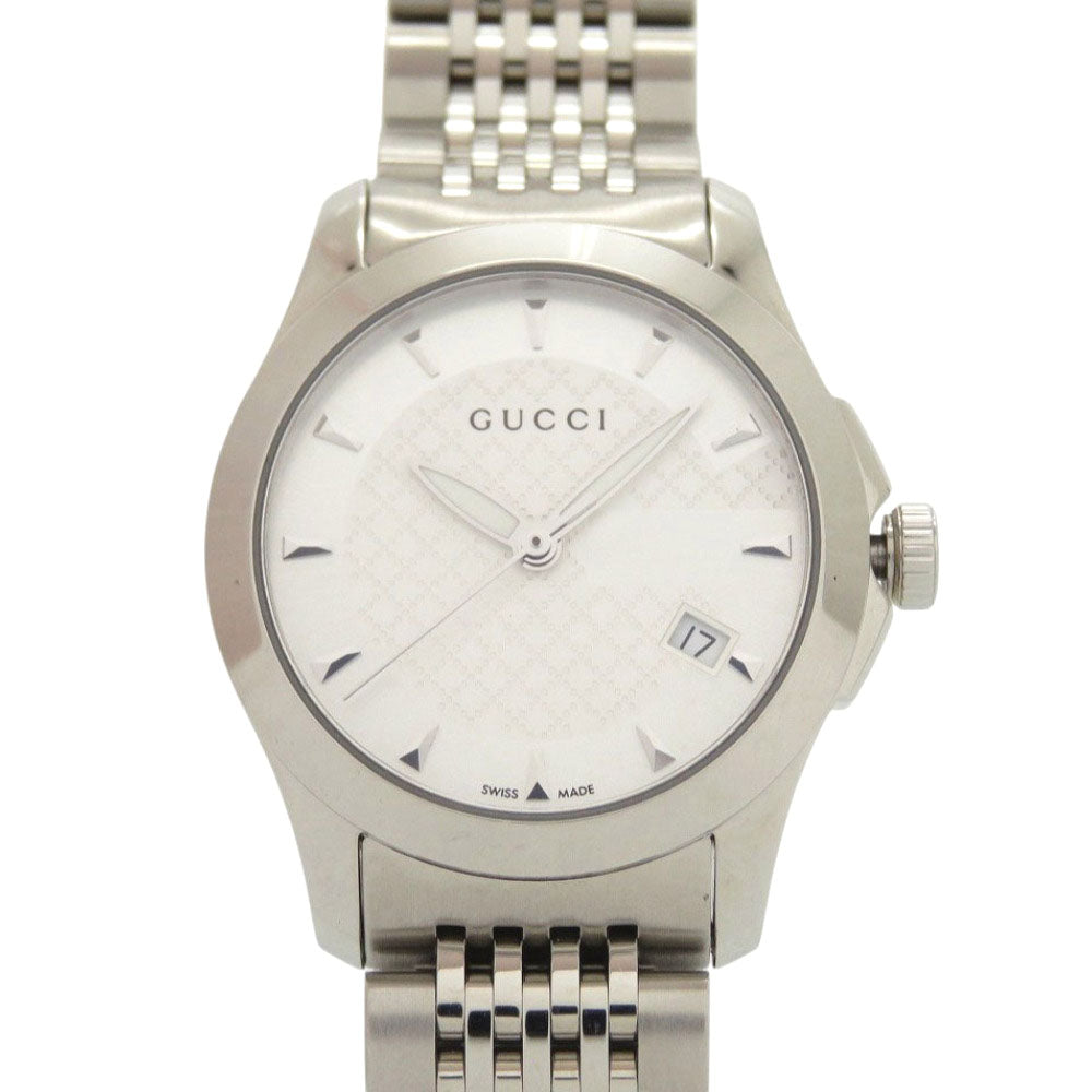 Gucci Watches Quartz 126.5 Stainless Steel Silver