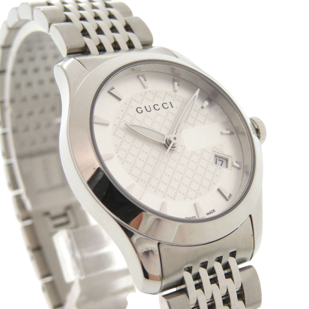 Gucci Watches Quartz 126.5 Stainless Steel Silver