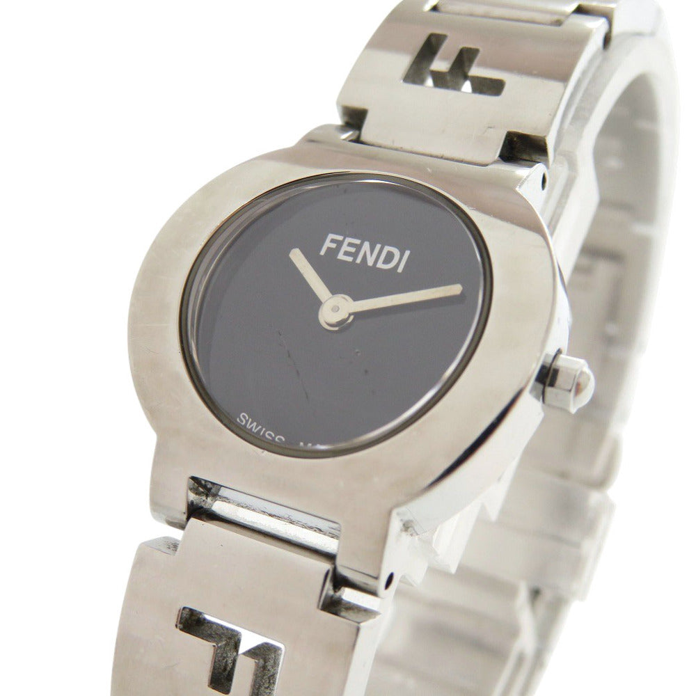 Fendi Watches Quartz 3050L Stainless Steel Black Black Dial