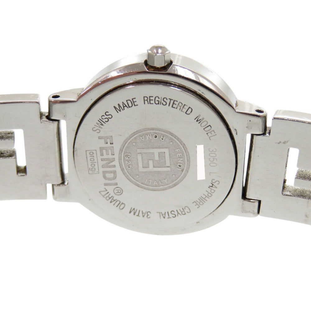 Fendi Watches Quartz 3050L Stainless Steel Black Black Dial