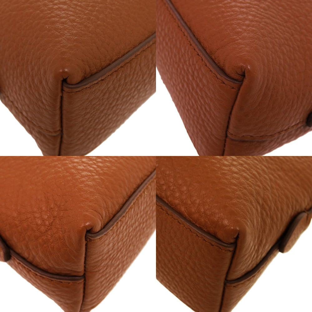 Prada Pouch Leather Brown