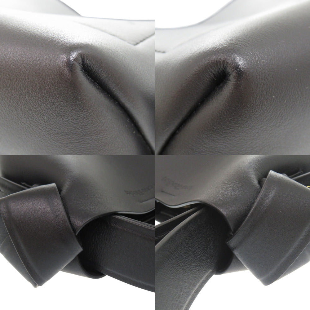 Acne Studios Shoulder Bag Leather Black Musubi