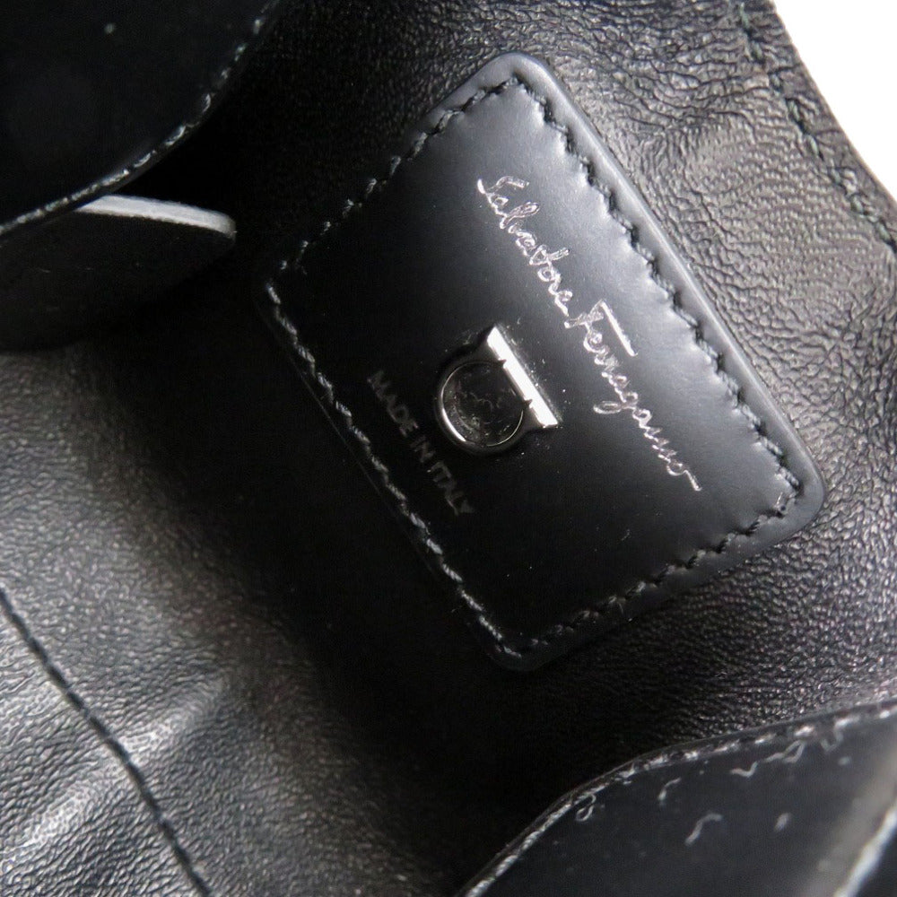 Salvatore Ferragamo Handbag Leather Black