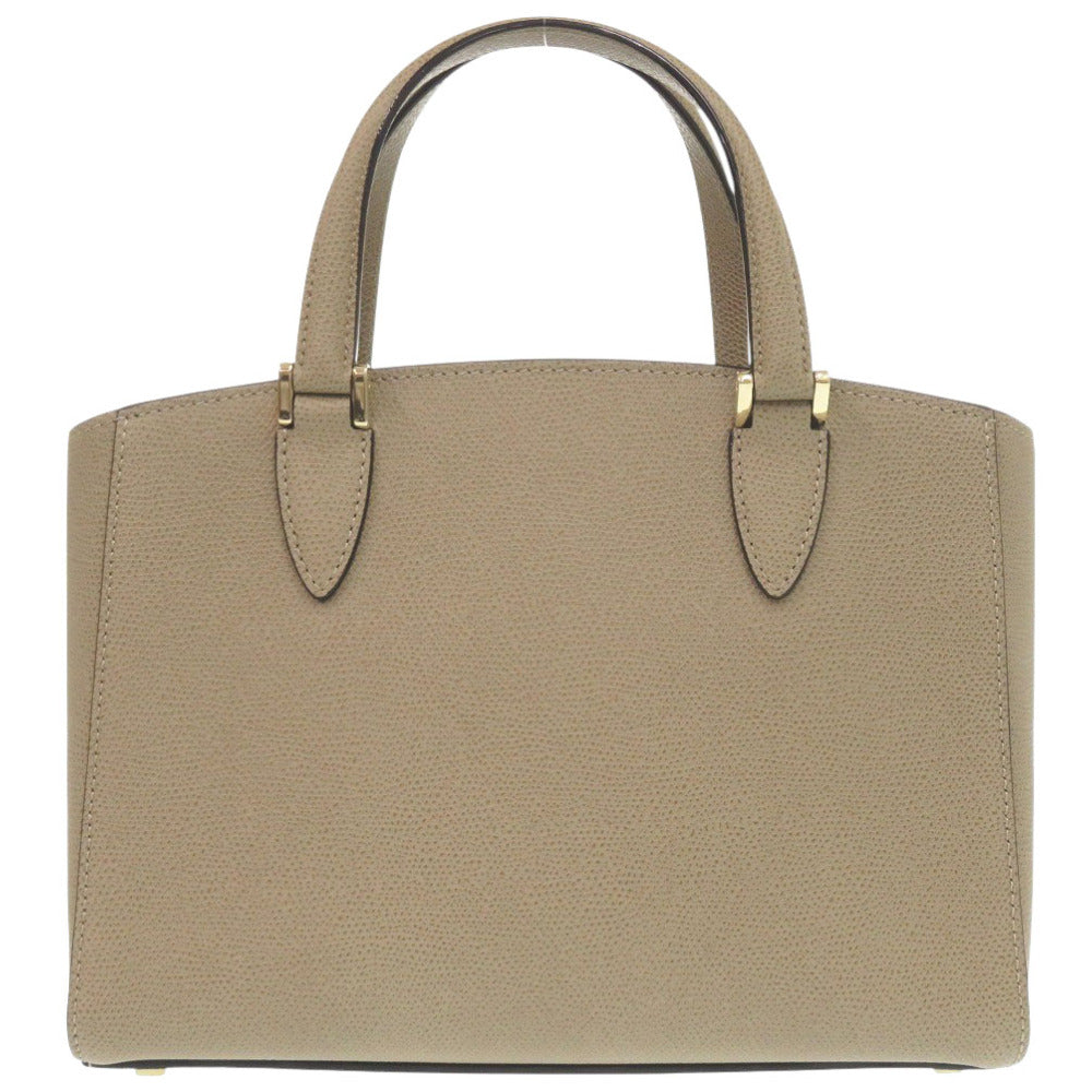 Valextra Handbag Leather Brown Triennale Small
