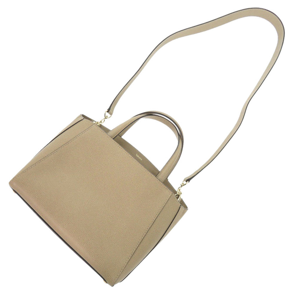 Valextra Handbag Leather Brown Triennale Small