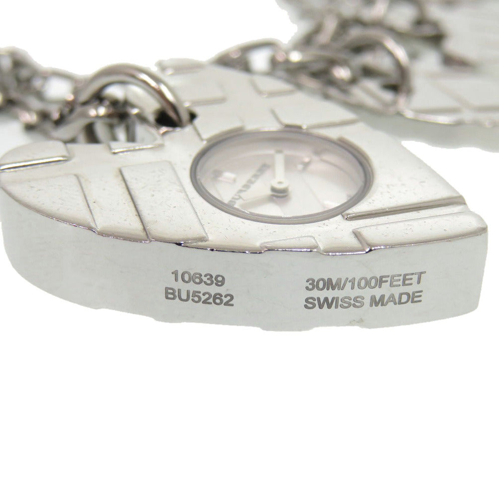 Burberry Watches Quartz Stainless Steel Silver Heart Bracelet Silver Dial