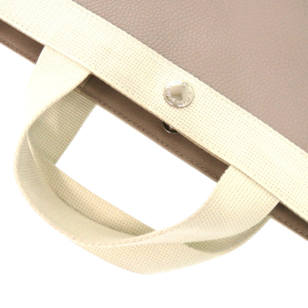 Herve Chapelier Handbag 701Gp Pvc Beige Luxe Boat Tote S