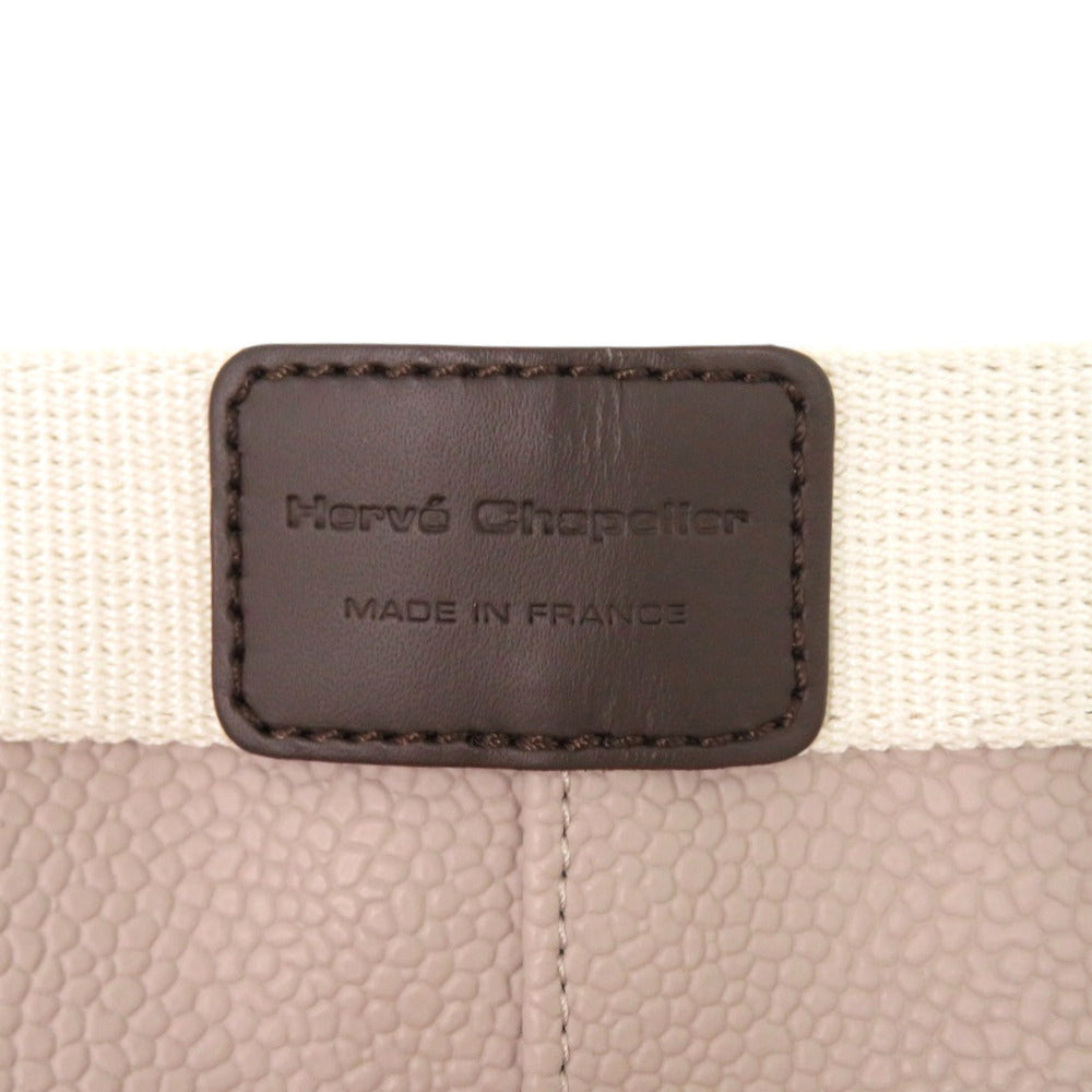 Herve Chapelier Handbag 701Gp Pvc Beige Luxe Boat Tote S