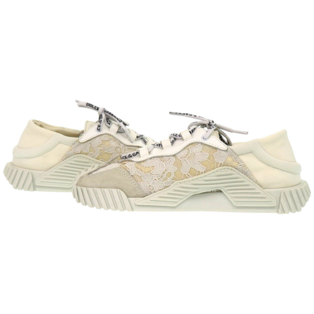 Dolce&Gabbana Sneakers Lace, Nylon White Ns1 Slip-On Kids 32