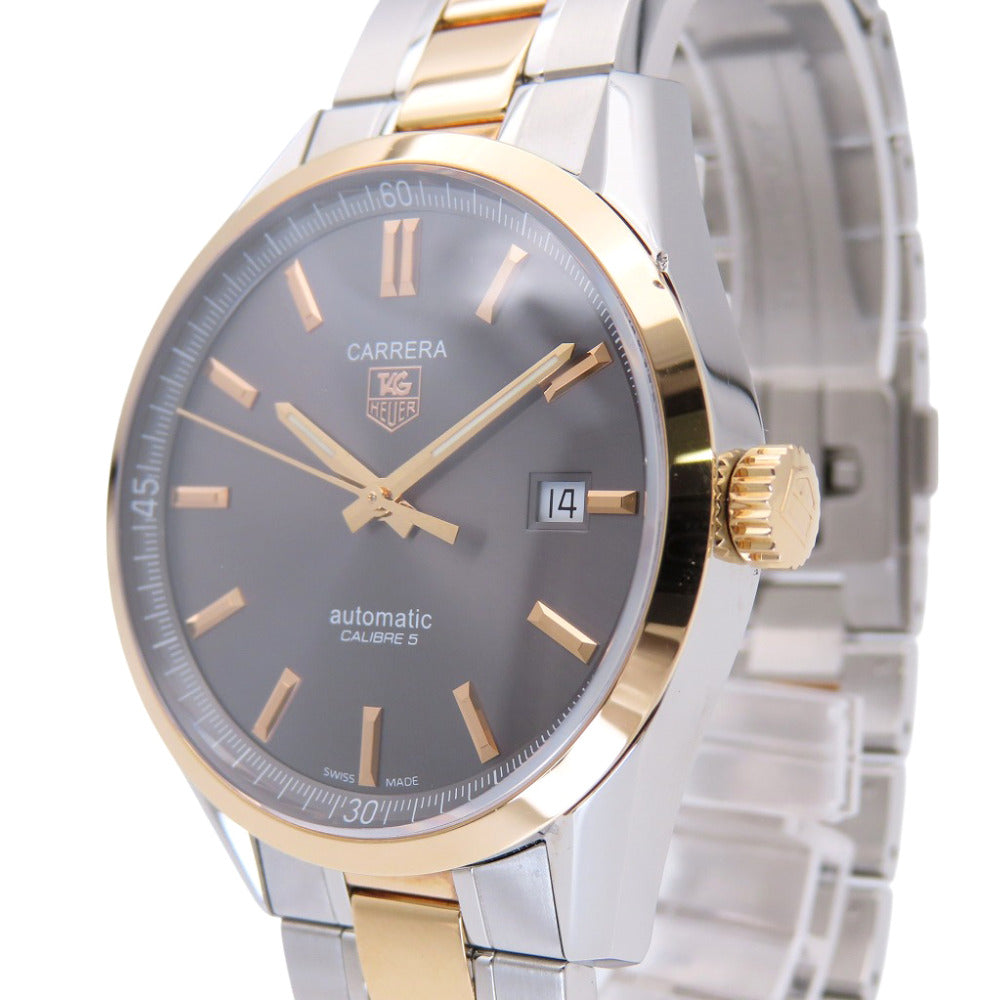 Tag Heuer Watches Mechanical Automatic Wv215F K18 Pink Gold, Stainless Steel Gray Mechanical