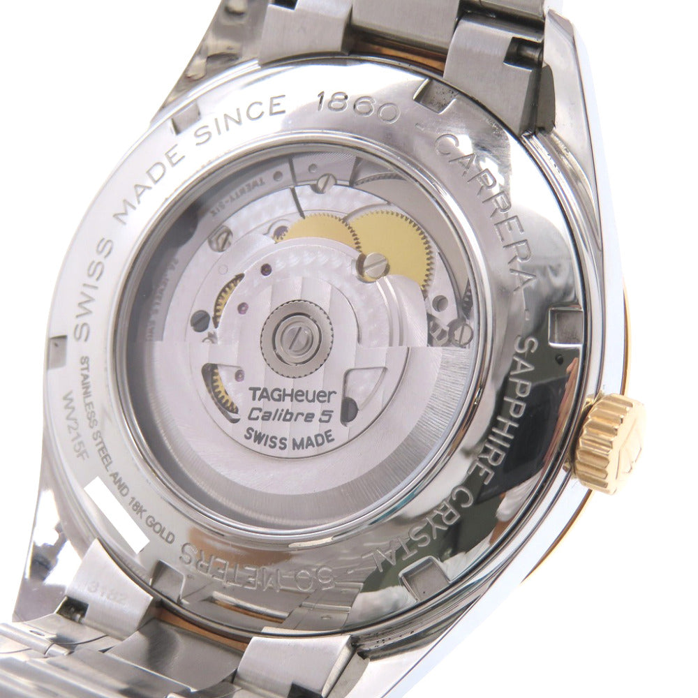 Tag Heuer Watches Mechanical Automatic Wv215F K18 Pink Gold, Stainless Steel Gray Mechanical
