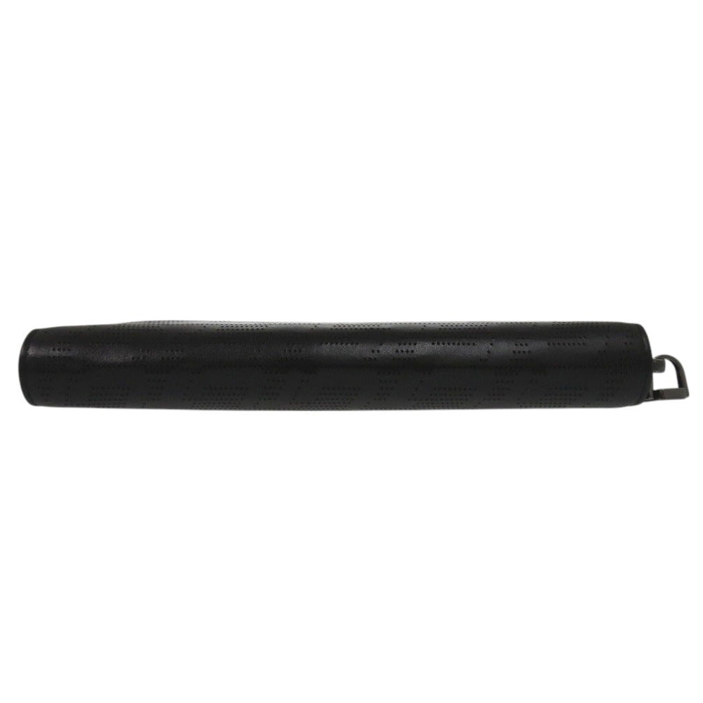 Christian Louboutin Long Wallet Purse 1235147 Leather Black Zip Around Panettone Wallet Women