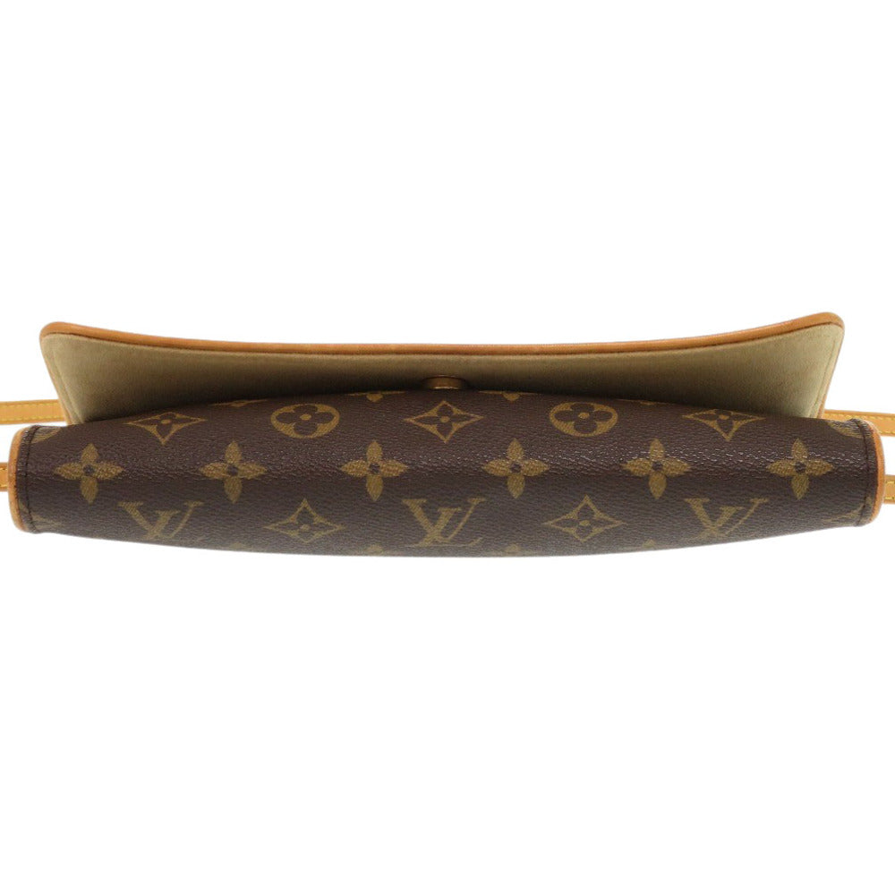 Louis Vuitton Shoulder Bag M51852 Monogram Canvas Brown Monogram Pochette Twin Gm Women