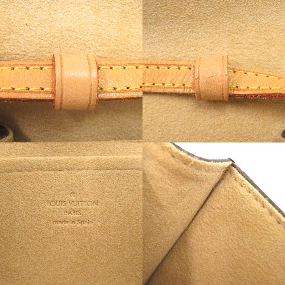 Louis Vuitton Shoulder Bag M51852 Monogram Canvas Brown Monogram Pochette Twin Gm Women