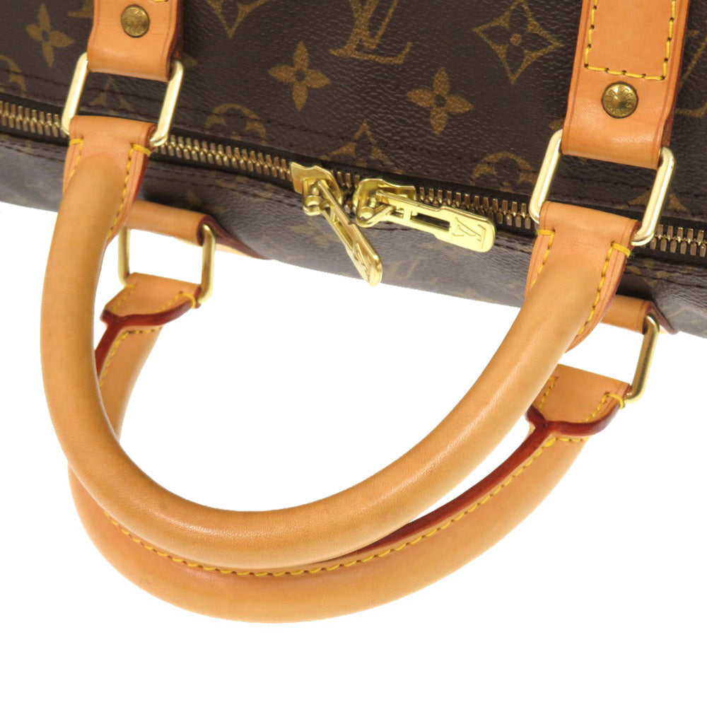 Louis Vuitton Boston Duffel Bag M41414 Monogram Canvas Brown Monogram Keepall Bandouliere55 Mens