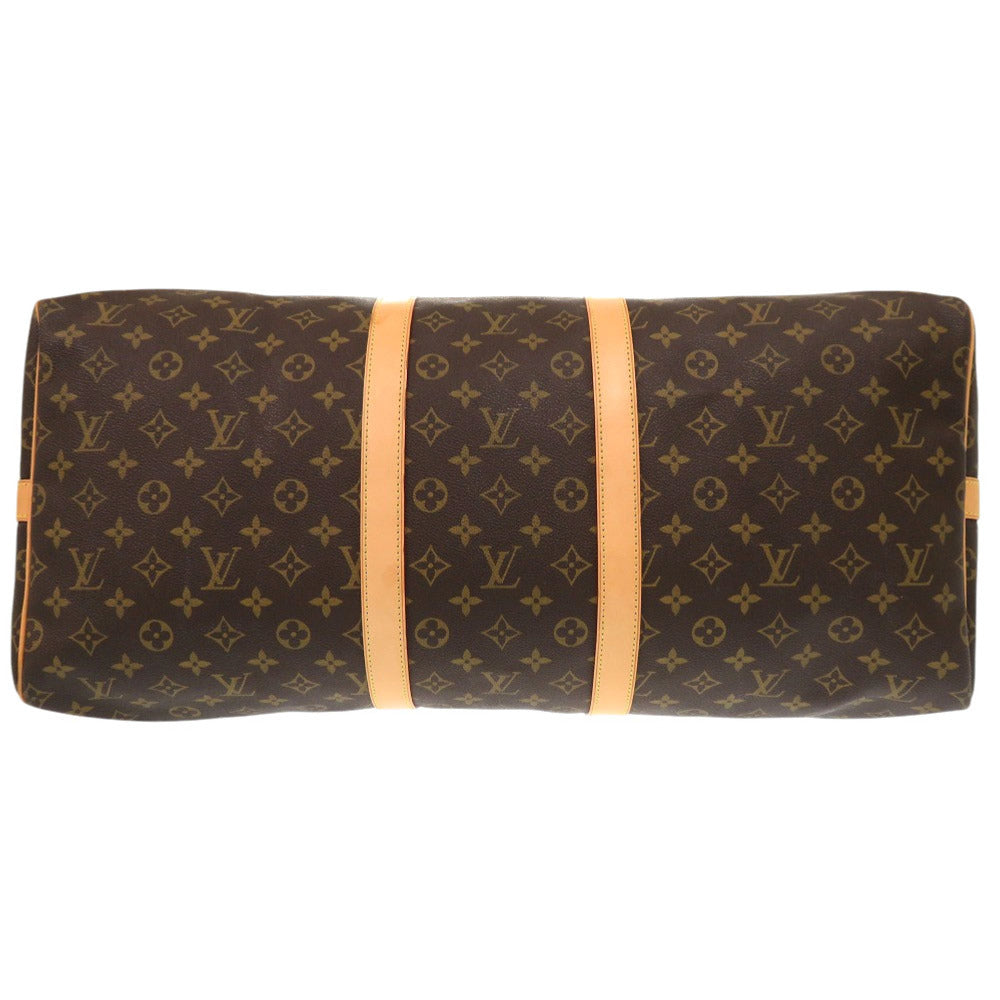 Louis Vuitton Boston Duffel Bag M41414 Monogram Canvas Brown Monogram Keepall Bandouliere55
