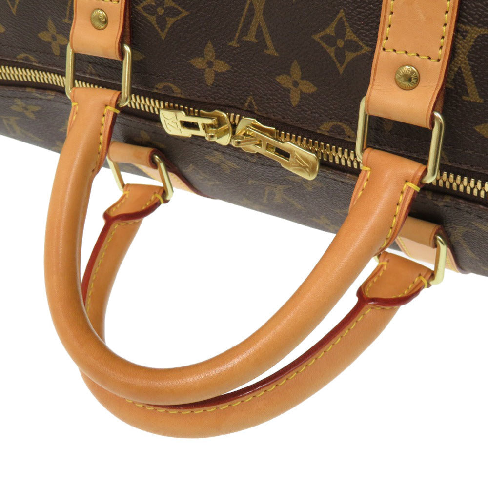 Louis Vuitton Boston Duffel Bag M41414 Monogram Canvas Brown Monogram Keepall Bandouliere55