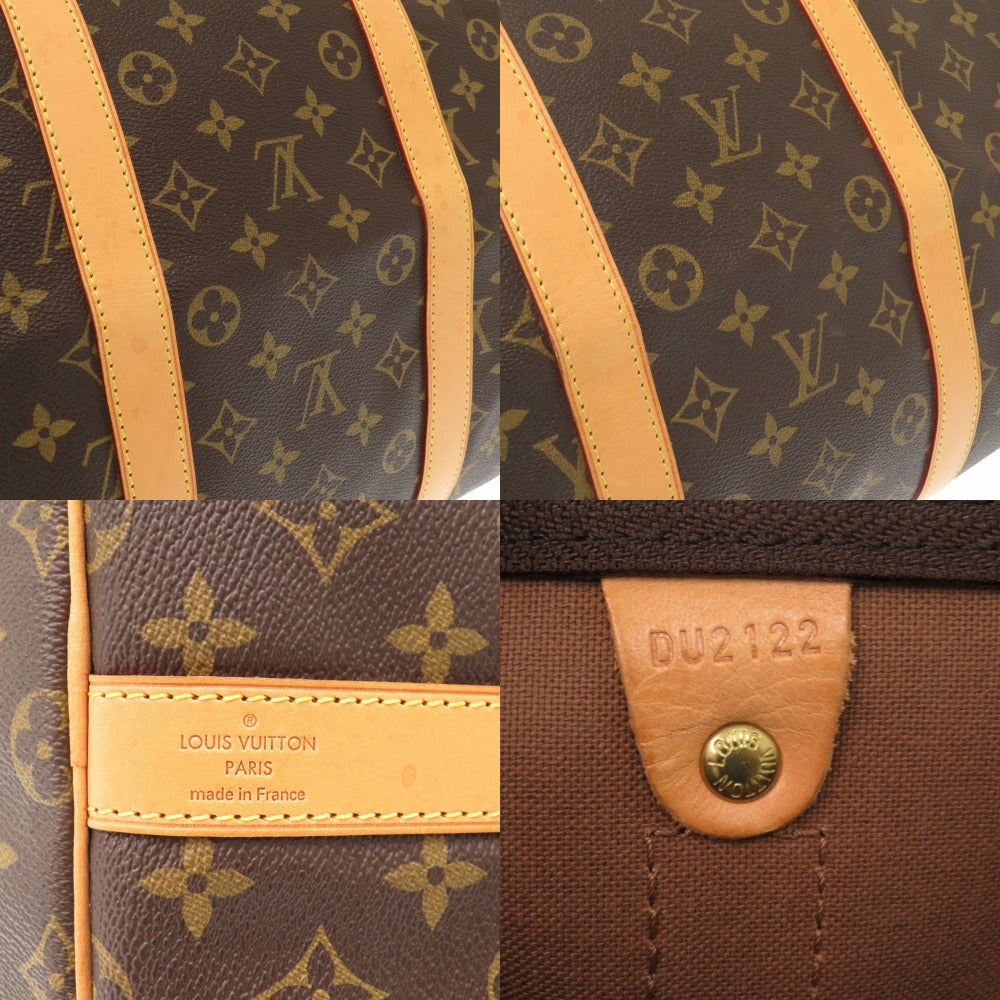 Louis Vuitton Boston Duffel Bag M41414 Monogram Canvas Brown Monogram Keepall Bandouliere55