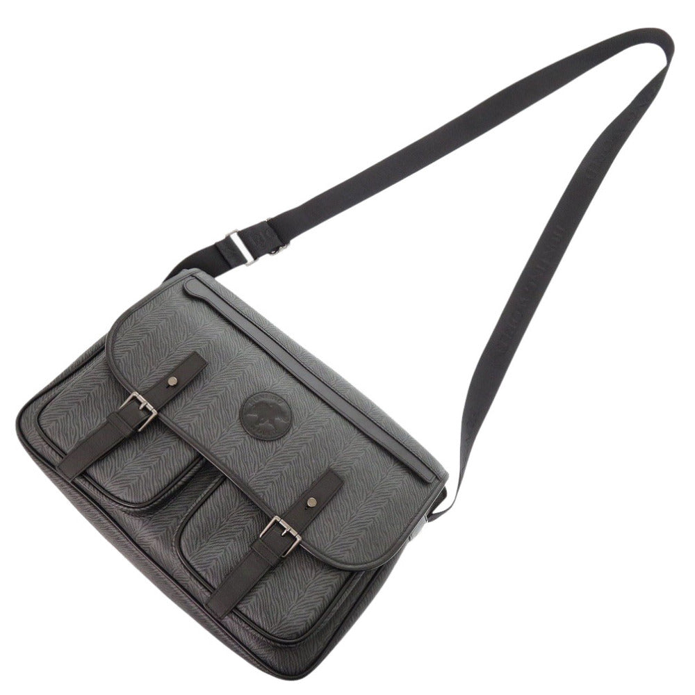 Hunting World Shoulder Bag Leather Black Mens