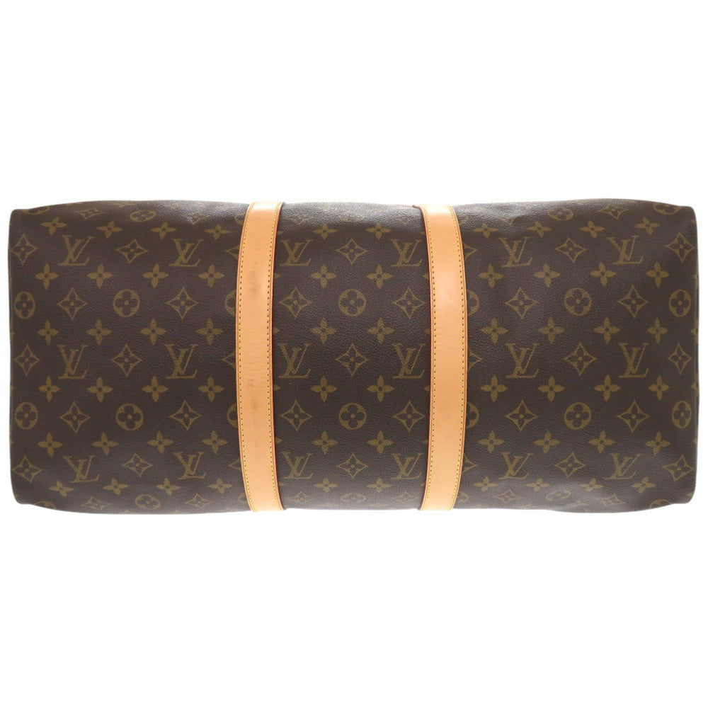 Louis Vuitton Boston Duffel Bag M41426 Monogram Canvas Brown Monogram Keepall 50