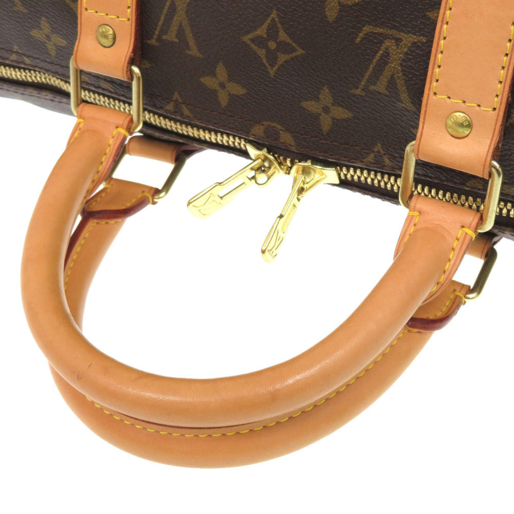 Louis Vuitton Boston Duffel Bag M41426 Monogram Canvas Brown Monogram Keepall 50