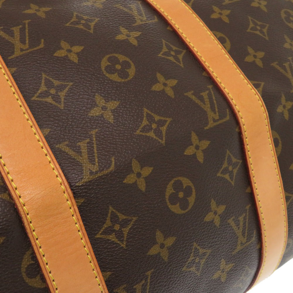 Louis Vuitton Boston Duffel Bag M41426 Monogram Canvas Brown Monogram Keepall 50