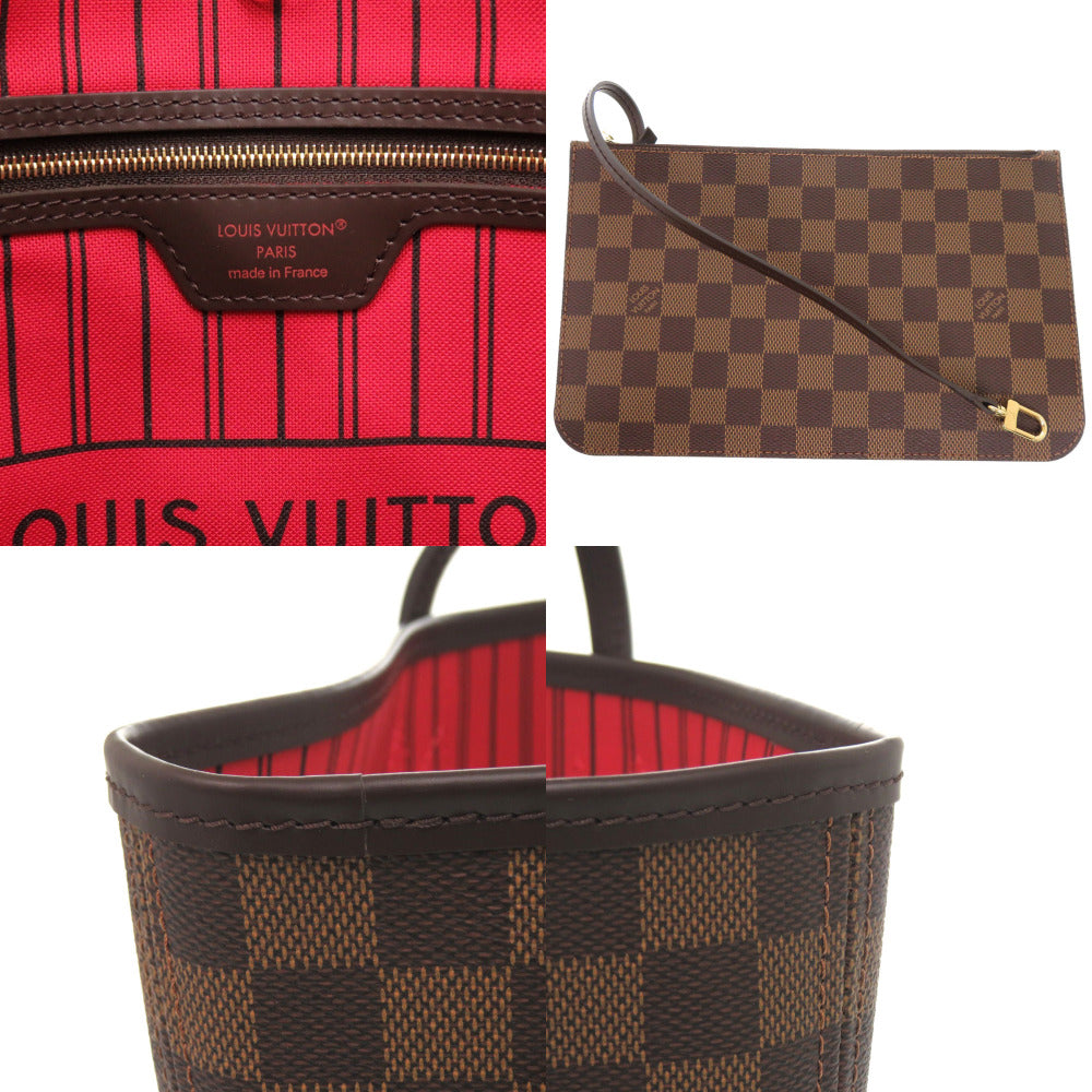 Louis Vuitton Tote Bag N40599 Damier Azur Canvas Slys Damier New Neverfull Mm Women